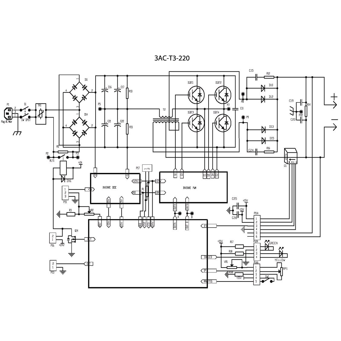 Сварочный инвертор, ММА ЗАС-Т3-220
